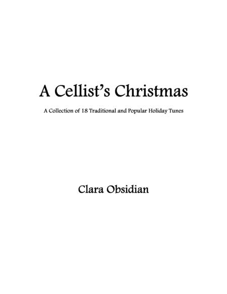 Free Sheet Music A Cellist Christmas A Collection Of 18 Traditional And Popular Tunes