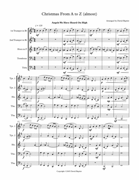 A Christmas Celebration Duet For Soprano And Alto Saxophone Sheet Music