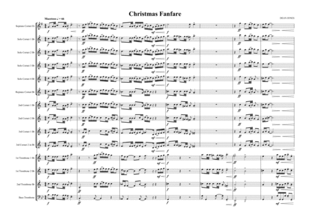 Free Sheet Music A Christmas Fanfare