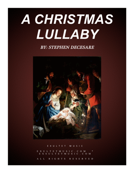 Free Sheet Music A Christmas Lullaby