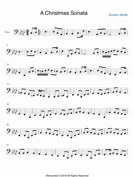 A Christmas Sonata Sheet Music