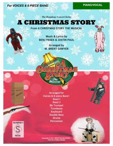 A Christmas Story From A Christmas Story The Musical Voice 8 Piece Band Piano Vocal Part Only Sheet Music