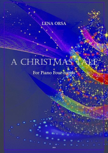 Free Sheet Music A Christmas Tale For Piano Four Hands