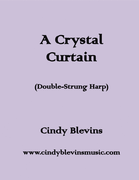 A Crystal Curtain An Original Solo For Double Strung Harp Sheet Music