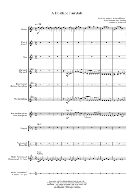 A Dustland Fairytale Sheet Music