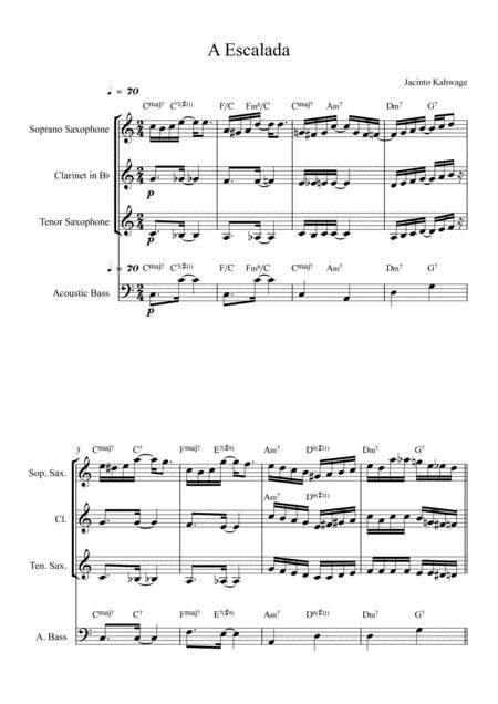 A Escalada Sheet Music