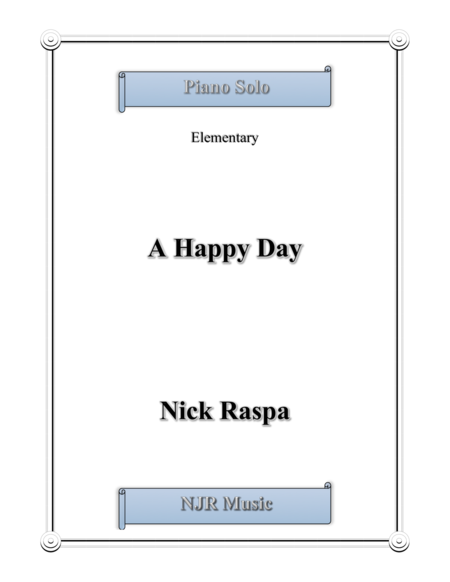 A Happy Day Sheet Music