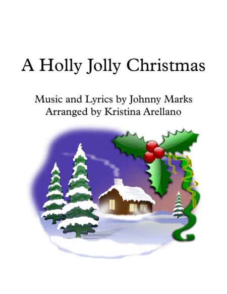 Free Sheet Music A Holly Jolly Christmas 1 Piano 4 Hands