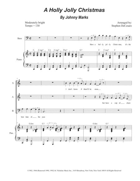 A Holly Jolly Christmas Sab Sheet Music