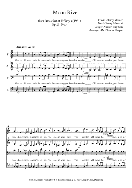 A Kentucky Thoroughbred Sheet Music