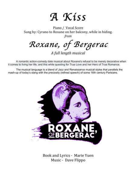 A Kiss From Roxane Of Bergerac A Full Length Musical Sheet Music