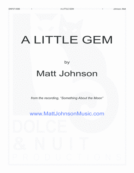 A Little Gem Sheet Music