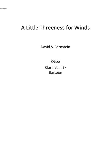 A Little Threeness Sheet Music