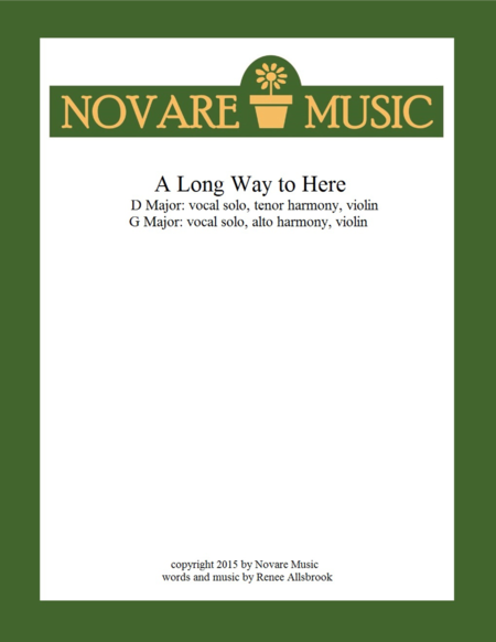 A Long Way To Here Sheet Music