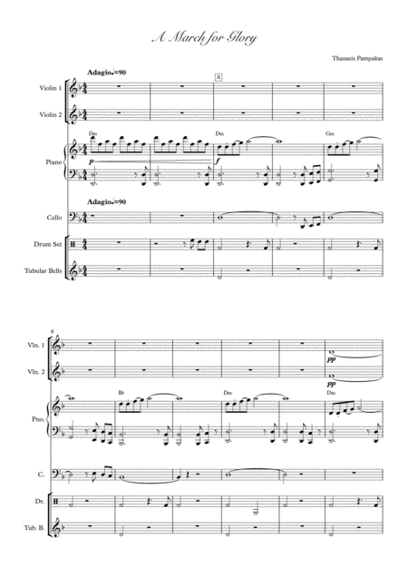 A March For Glory Sheet Music