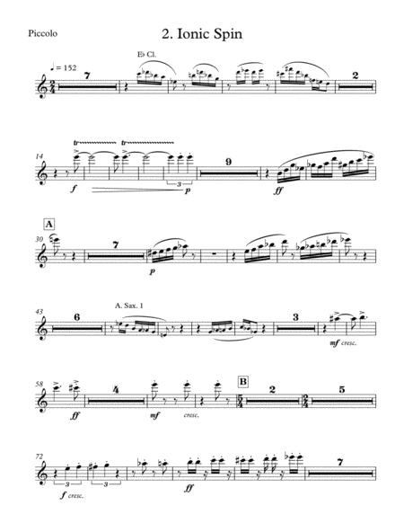 Free Sheet Music A Particle Ar Theory Mvt 2 Instrumental Parts