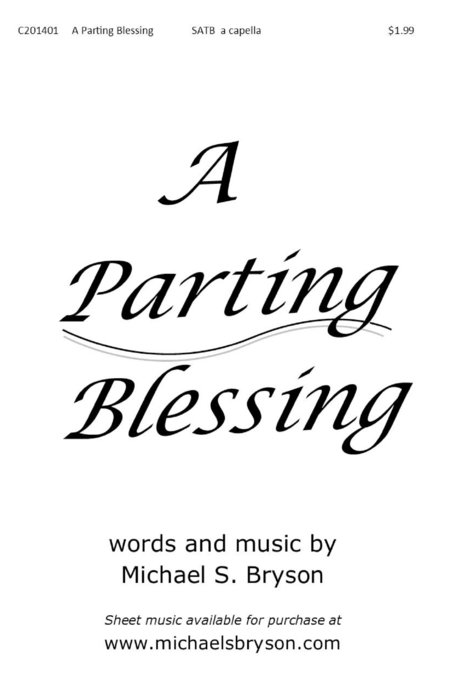 A Parting Blessing May The Fathers Light Sheet Music