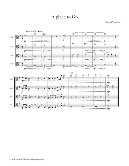 A Place To Go Sheet Music