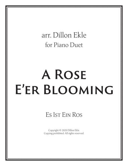 A Rose E Er Blooming Sheet Music