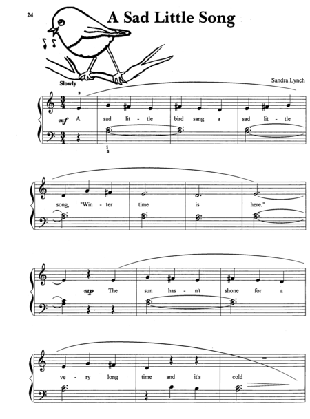 A Sad Little Song With Teachers Accompaniment Sheet Music