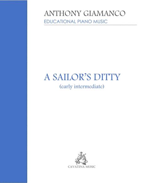 A Sailors Ditty Piano Solo Early Intermediate Sheet Music