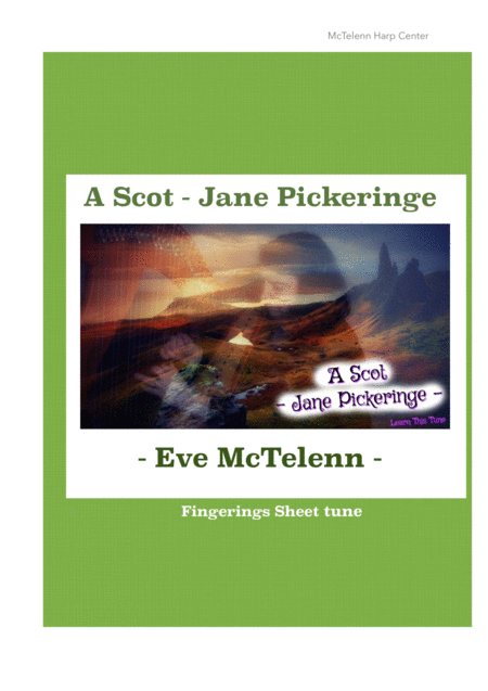 A Scot By Jane Pickeringe Only Score By Eve Mctelenn Sheet Music