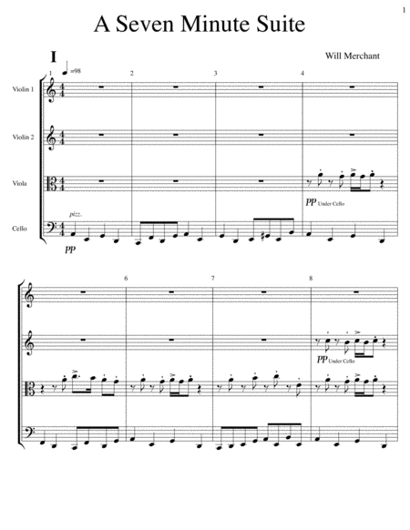 Free Sheet Music A Seven Minute Suite