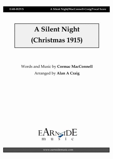 A Silent Night Christmas 1915 Sheet Music