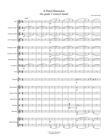 A Third Dimension Sheet Music