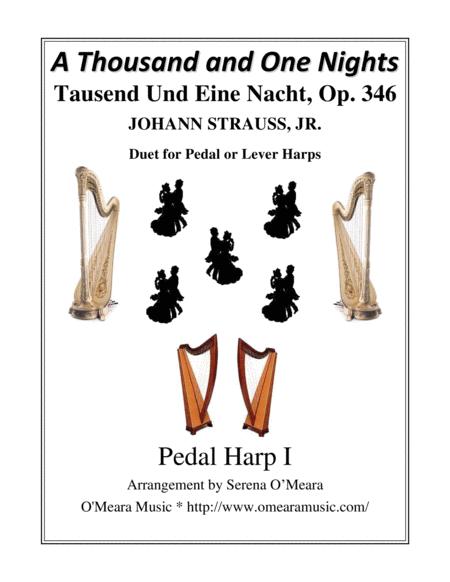 Free Sheet Music A Thousand And One Nights Op 346 Pedal Harp I