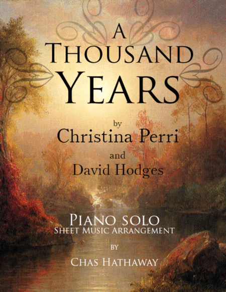 A Thousand Years Piano Solo Sheet Music