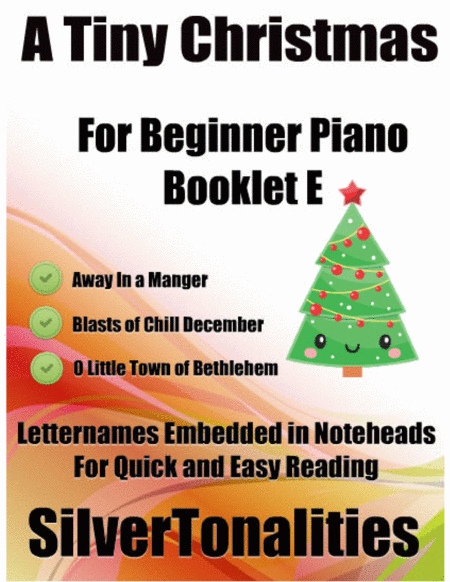 A Tiny Christmas For Beginner Piano Booklet E Sheet Music