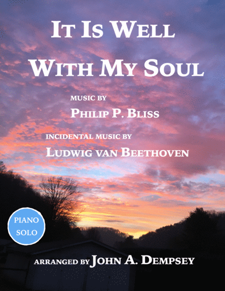 Free Sheet Music A Touch Of Beethoven It Is Well With My Soul Piano Solo