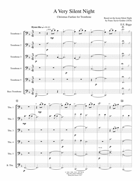 A Very Silent Night Sheet Music