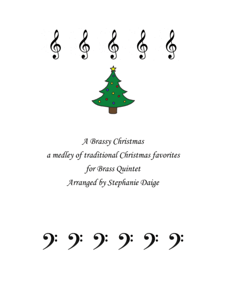 Free Sheet Music A Windy Christmas For Brass Quintet
