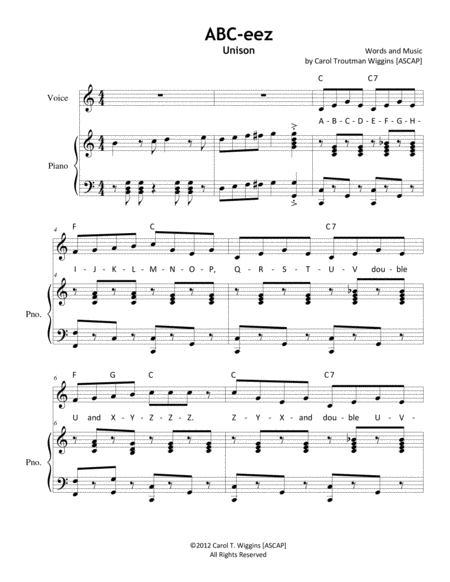 Abc Eez Sheet Music