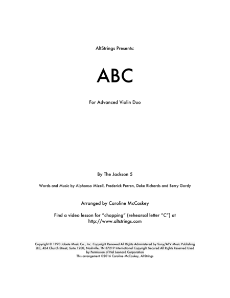 Free Sheet Music Abc Violin Duet