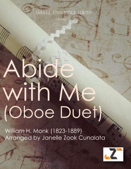 Free Sheet Music Abide With Me Duet Oboe Flute