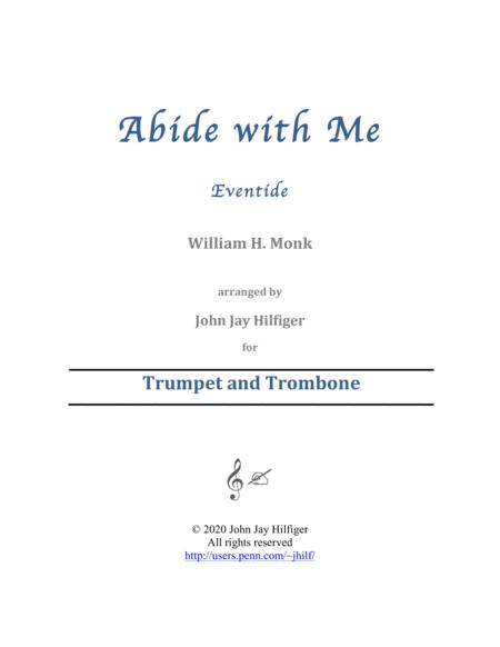 Abide With Me For Trumpet And Trombone Sheet Music