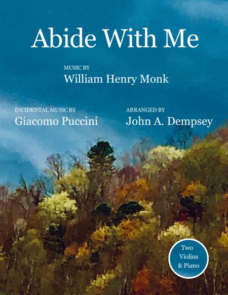 Abide With Me Trio For Two Violins And Piano Sheet Music