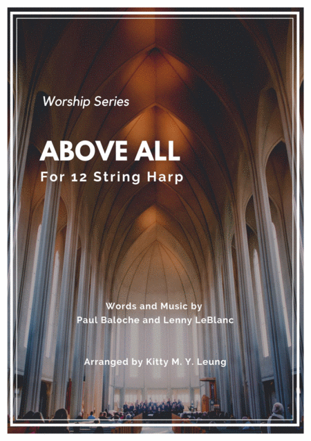 Above All 12 String Harp Sheet Music