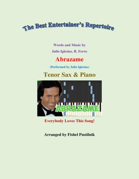 Abrazame For Tenor Sax And Piano Video Sheet Music