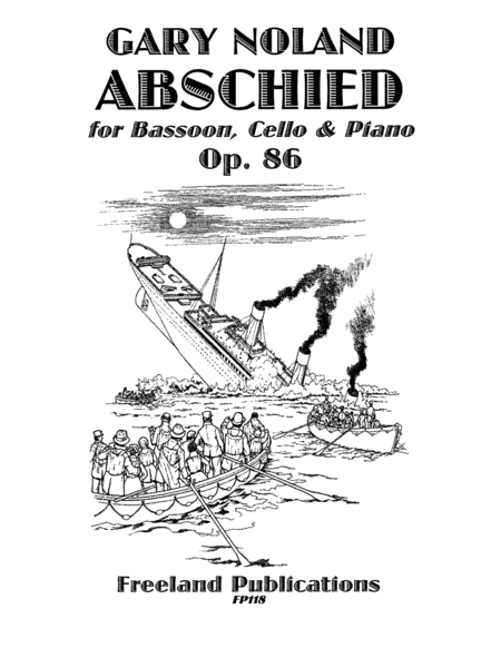 Abschied For Bassoon Cello Piano Op 86 Score Parts Sheet Music