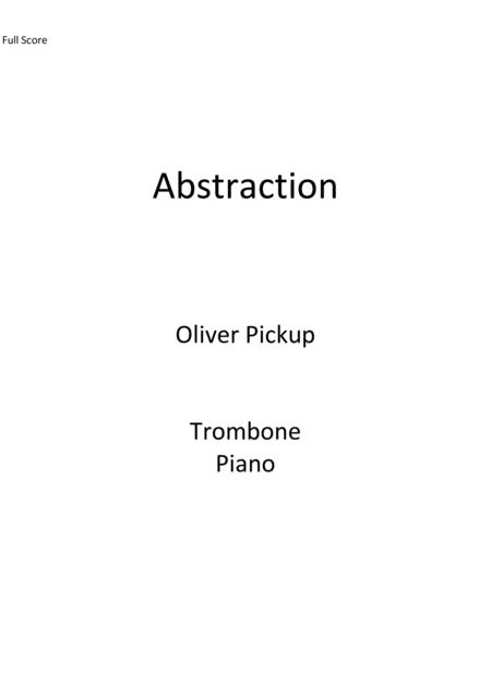 Free Sheet Music Abstraction