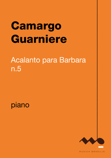 Acalanto Para Brbara Srie Curumins N 5 Sheet Music