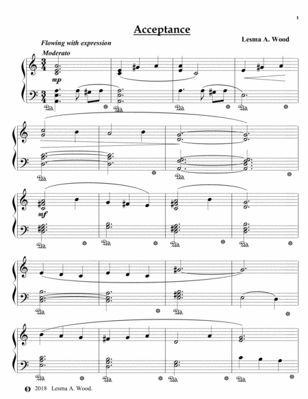 Acceptance Sheet Music