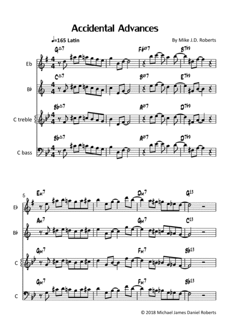 Accidental Advances Sheet Music