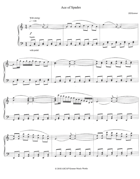 Free Sheet Music Ace Of Spades