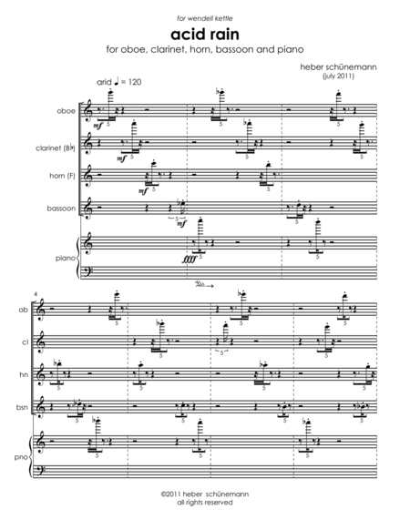 Acid Rain Sheet Music