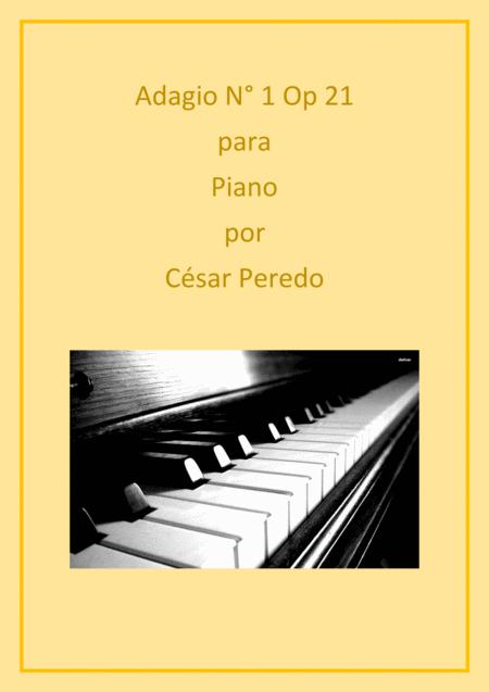 Adagio N 1 Op 21 For Piano Sheet Music